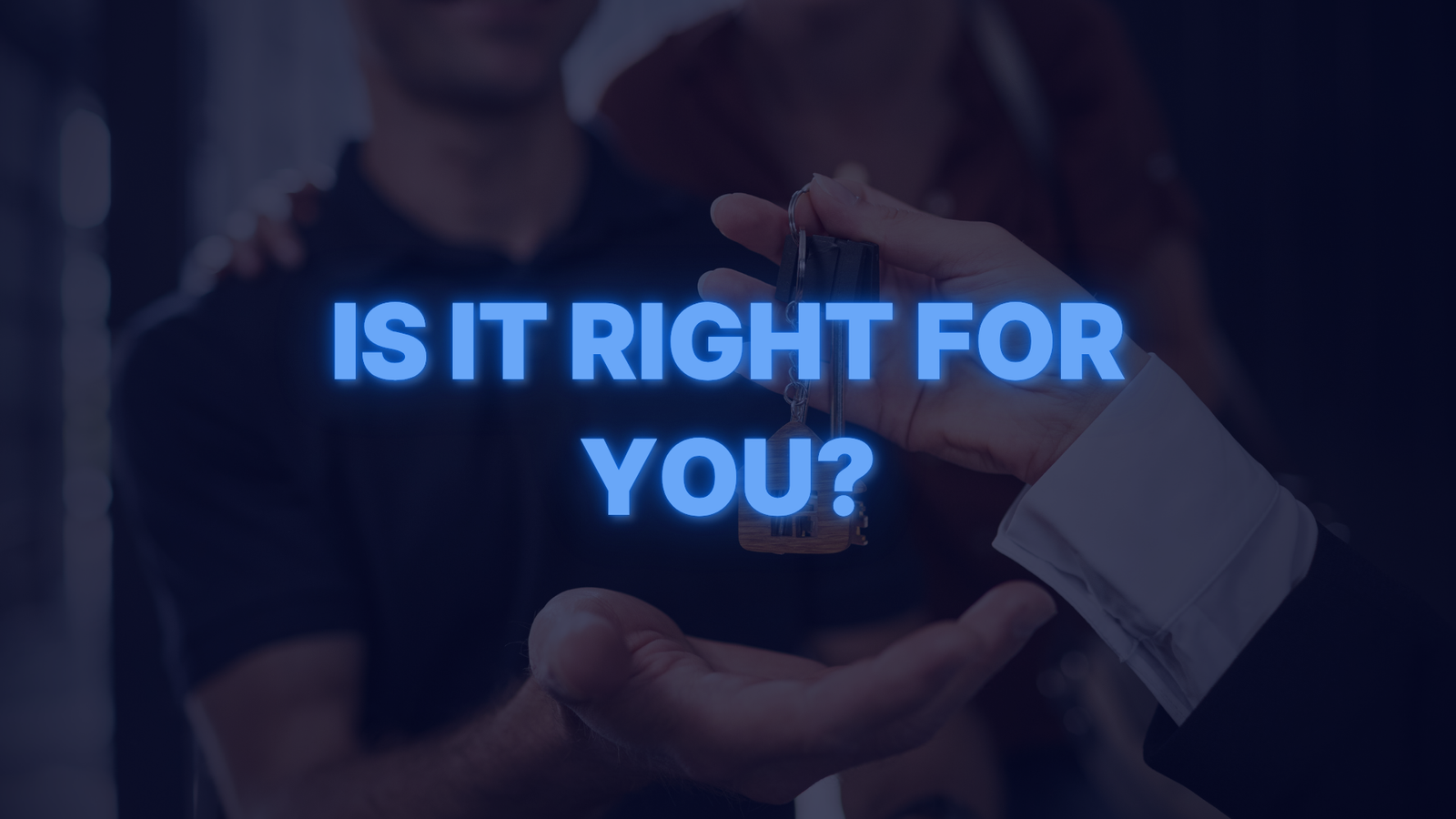 Homebuyer receiving house keys to determine if a jumbo loan is right for them.